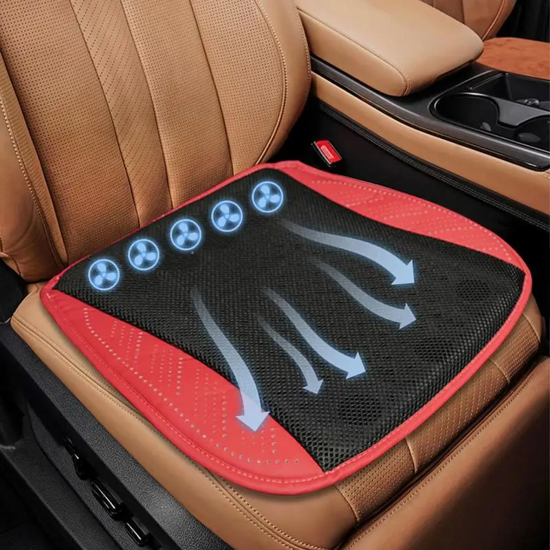 Cooling Car Seat Cushion Driver Seat Cushion with 5 Fans Breathable Three-Speed Adjustable Pad for Truck Chair Home Sofa
Cooling Car Seat Cushion Driver Seat Cushion with 5 Fans Breathable Three-Speed Adjustable Pad for Truck Chair Home Sofa