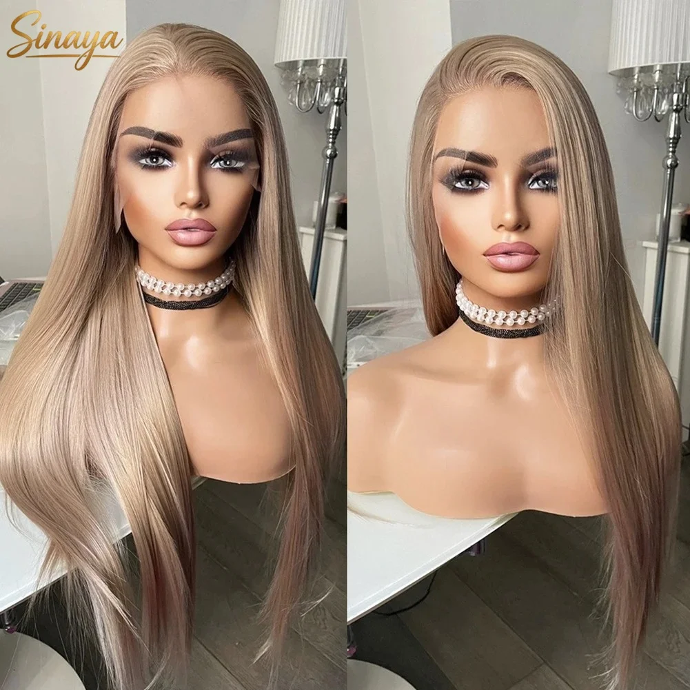 High Density Ash Blonde Heat Friendly Bone Straight Lace Front Wig 13x4 HD Transparent Free Part for Girls Giftront Wig Daily
High Density Ash Blonde Heat Friendly Bone Straight Lace Front Wig 13x4 HD Transparent Free Part for Girls Giftront Wig Daily