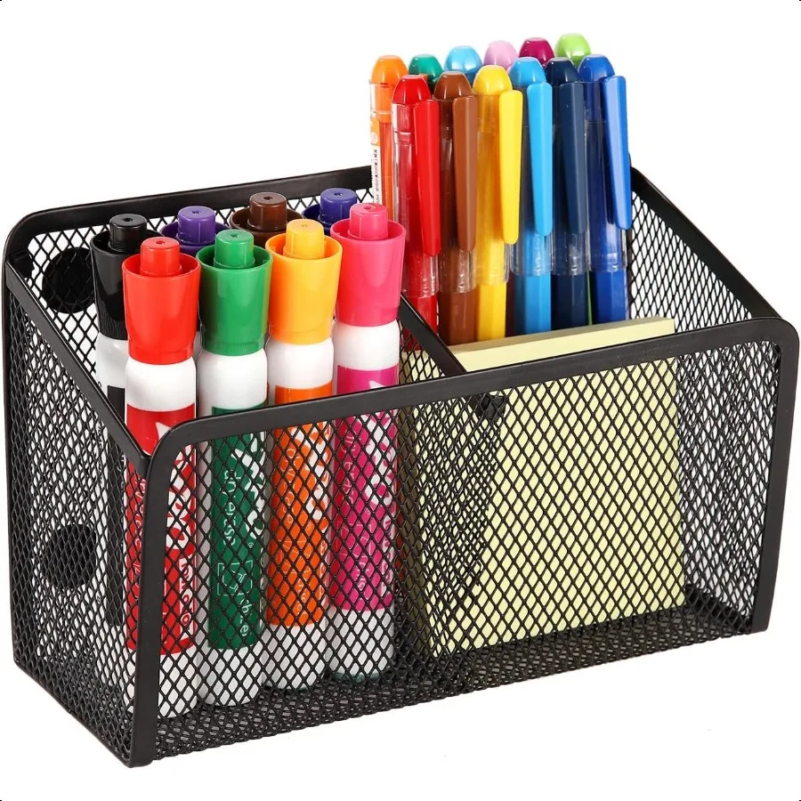 Magnetic Pencil Holder Extra Strong Magnets Mesh Marker Holder Perfect for Whiteboard Refrigerator and Locker Accessories 2 Bas
Magnetic Pencil Holder Extra Strong Magnets Mesh Marker Holder Perfect for Whiteboard Refrigerator and Locker Accessories 2 Bas