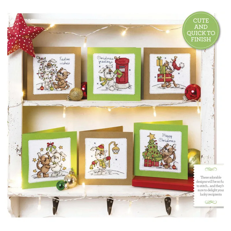 CD029 14ct Cross Stitch Kit Card Package Greeting Card Needlework Embroidery Crafts Counted Cross-Stitching Kits Christmas Gift
CD029 14ct Cross Stitch Kit Card Package Greeting Card Needlework Embroidery Crafts Counted Cross-Stitching Kits Christmas Gift