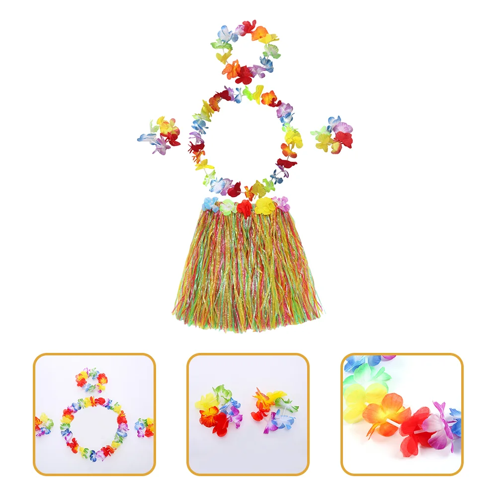Grass Skirt Suit Hawaiian Beach Party Luau Supplies Sequins Simulation Flower Garland Plastic Skirts for Kids
Grass Skirt Suit Hawaiian Beach Party Luau Supplies Sequins Simulation Flower Garland Plastic Skirts for Kids