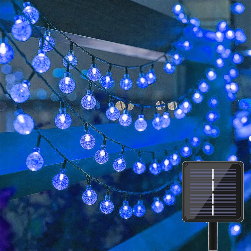 5/7/12M Solar Christmas Lights for LED Solar String Lights Crystal Globe Light with 8 Modes Garden Light Party Wedding Decor
5/7/12M Solar Christmas Lights for LED Solar String Lights Crystal Globe Light with 8 Modes Garden Light Party Wedding Decor