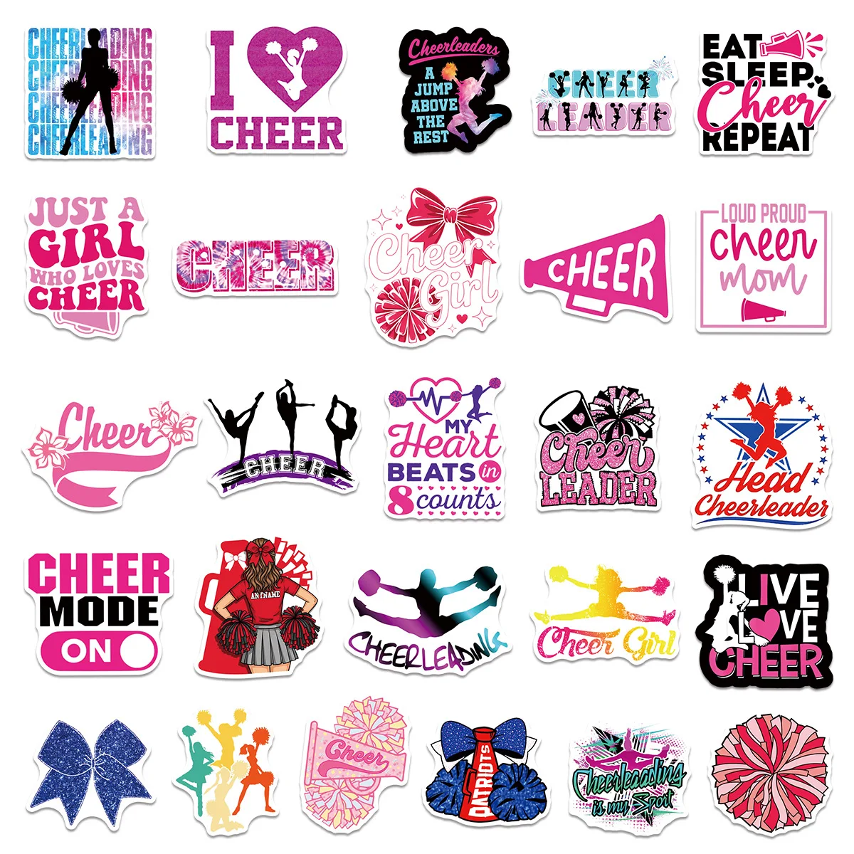 50PCS Cartoon Cute Cheerleading Graffiti Stickers DIY Decoration Mobile Phone Case Notebook Skateboard Water Cup Toys Gifts
50PCS Cartoon Cute Cheerleading Graffiti Stickers DIY Decoration Mobile Phone Case Notebook Skateboard Water Cup Toys Gifts
