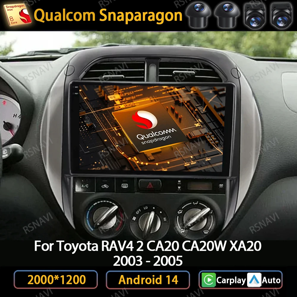 Автомобильный радиоприемник QLED на Android 14 для TOYOTA RAV4 2003-2005, беспроводной Автомобильный мультимедийный видеоплеер для Carplay, GPS-навигация, 4G, Wi-Fi, 2 Din
Автомобильный радиоприемник QLED на Android 14 для TOYOTA RAV4 2003-2005, беспроводной Автомобильный мультимедийный видеоплеер для Carplay, GPS-навигация, 4G, Wi-Fi, 2 Din