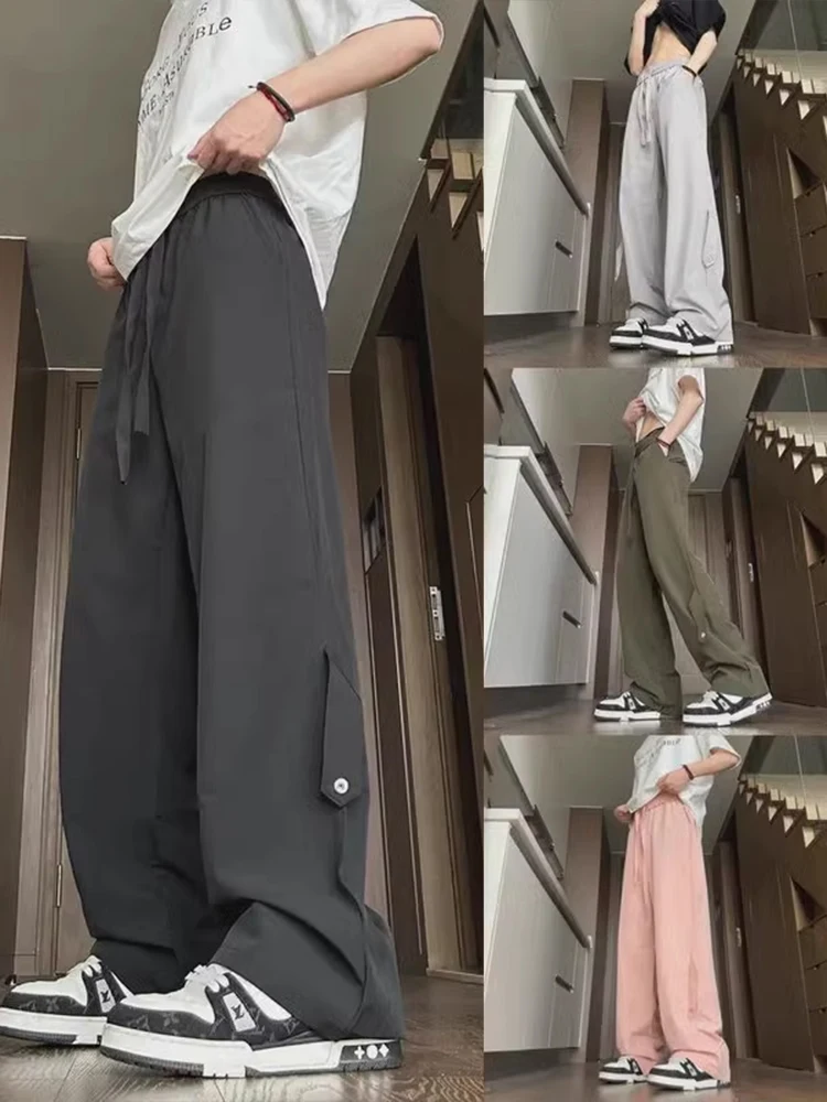 Bla Ice Silk Air Conditioned Casual Pants Men's Summer Thin Sle Youthful Drapey High-End Feeling Haome Casual Trousers
Bla Ice Silk Air Conditioned Casual Pants Men's Summer Thin Sle Youthful Drapey High-End Feeling Haome Casual Trousers