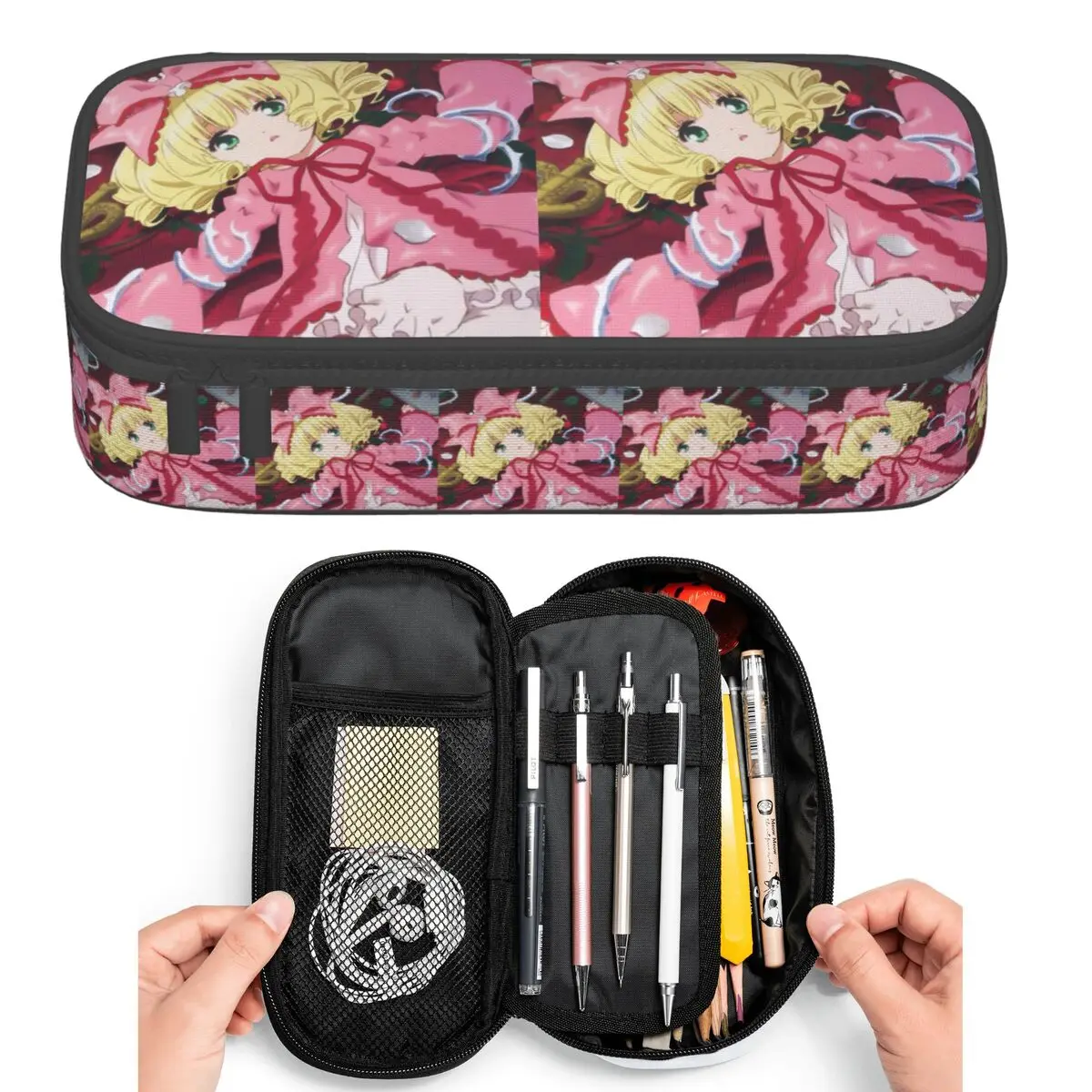 Romantic Anime Rozen Maiden Wantage Pencil Cases for Students Pen Box Pencil Bag Large Capacity Pencil Pouch Pen Holder
Romantic Anime Rozen Maiden Wantage Pencil Cases for Students Pen Box Pencil Bag Large Capacity Pencil Pouch Pen Holder