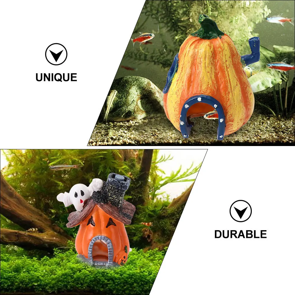 3Pcs Halloween Pumpkin House Aquarium Decoration Fish Tank Ornament Durable No Fading Odorless Pumpkin Design Decoration
3Pcs Halloween Pumpkin House Aquarium Decoration Fish Tank Ornament Durable No Fading Odorless Pumpkin Design Decoration
