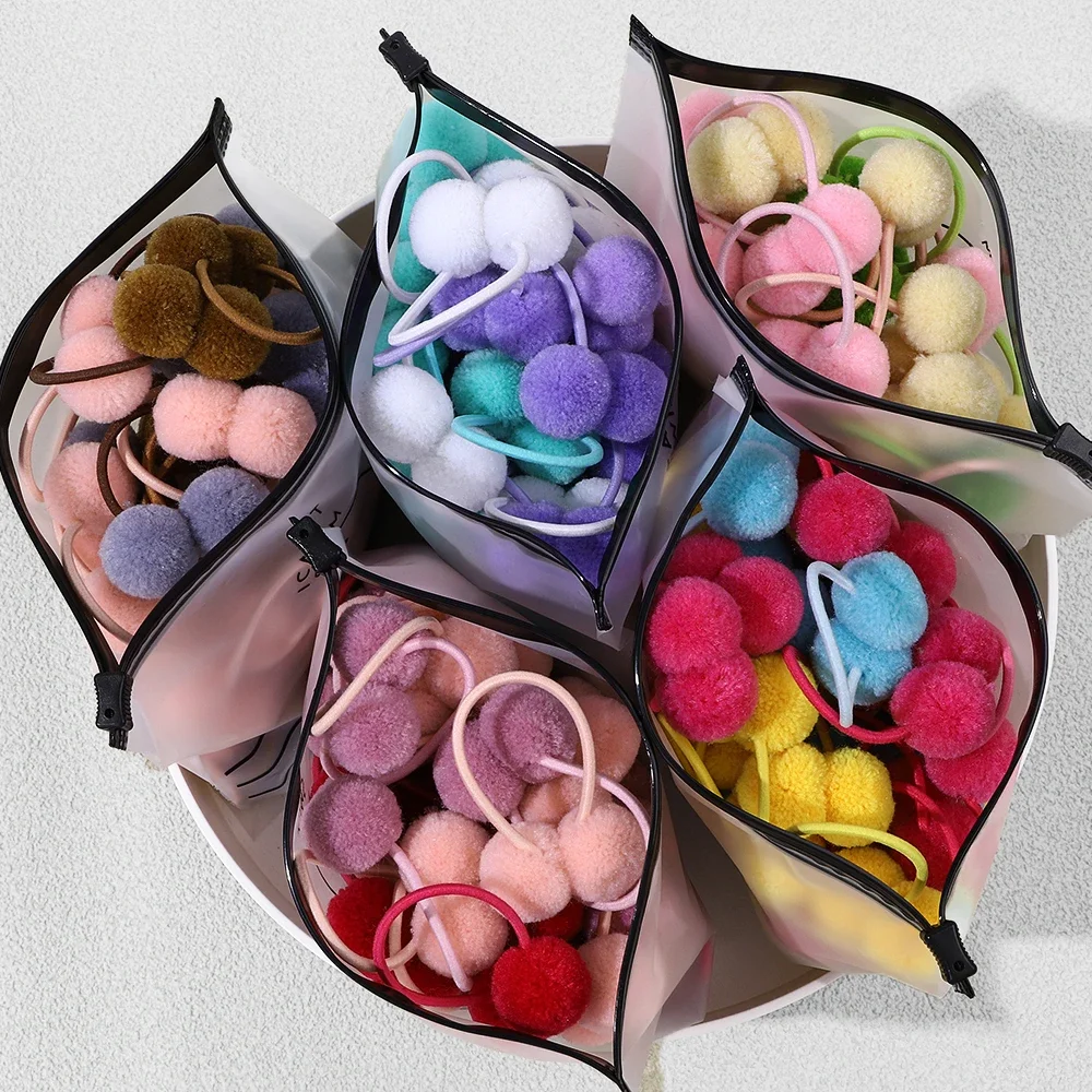 6/12Pcs Colorful Double Plush Ball Elastic Hair Bands for Kids Girls Hair Ropes Ties Ponytail Headwear Children Hair Accessories
6/12Pcs Colorful Double Plush Ball Elastic Hair Bands for Kids Girls Hair Ropes Ties Ponytail Headwear Children Hair Accessories