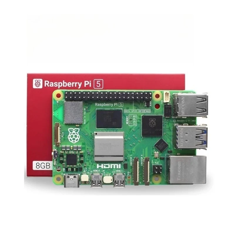 2025 hot sale Original Raspberry Pi 5 Development Board with 4GB/8GB 5G Motherboard 5V/5A Linux OS Development Kits
2025 hot sale Original Raspberry Pi 5 Development Board with 4GB/8GB 5G Motherboard 5V/5A Linux OS Development Kits