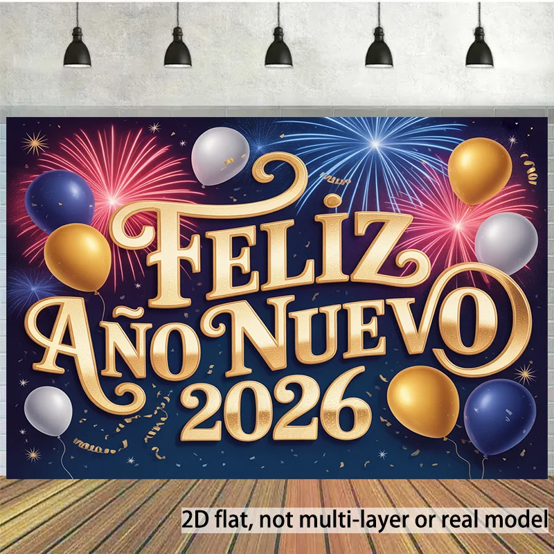 VIKAMA 2026, новогодний гобелен, красный и синий фейерверк, красочные воздушные шары, фон для гостиной, настенный тематический подарок для вечеринки
VIKAMA 2026, новогодний гобелен, красный и синий фейерверк, красочные воздушные шары, фон для гостиной, настенный тематический подарок для вечеринки