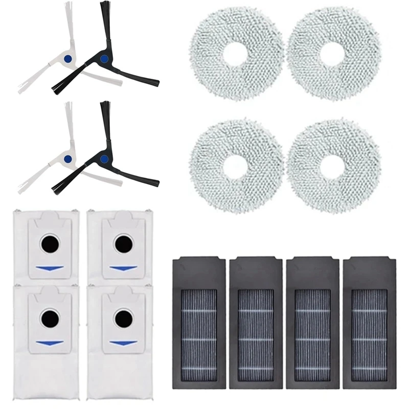 1 комплект, 16 шт., запасные части для пылесборника с HEPA-фильтром для Ecovacs Deebot X2/X2 Omni/X2pro/DEX86, запасные части для пылесоса
1 комплект, 16 шт., запасные части для пылесборника с HEPA-фильтром для Ecovacs Deebot X2/X2 Omni/X2pro/DEX86, запасные части для пылесоса