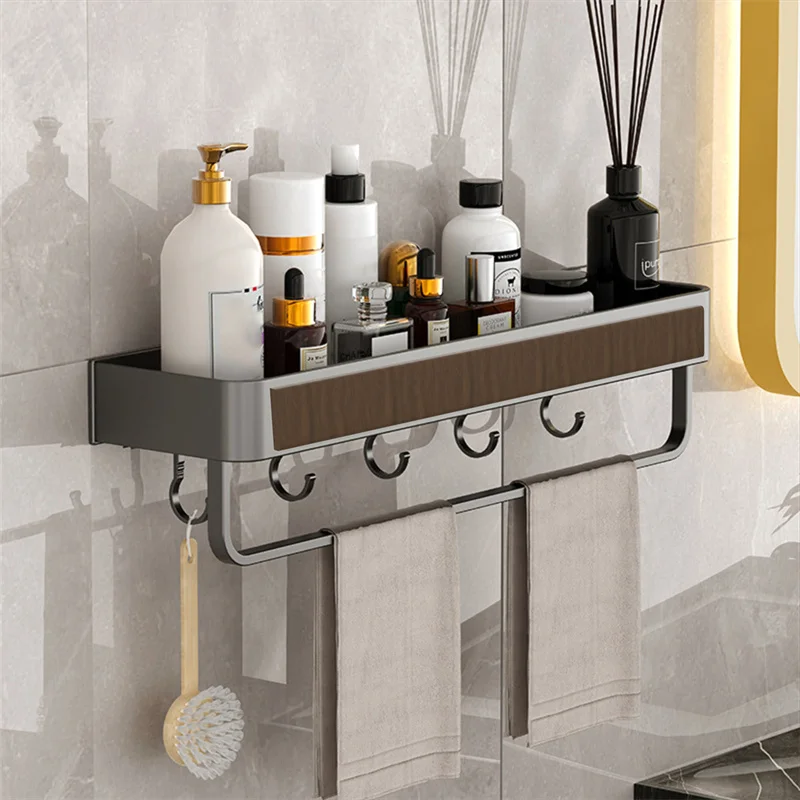 Space Aluminum Bathroom Shelf – No Drill Wall-Mounted Storage Rack for Easy Organization
Space Aluminum Bathroom Shelf – No Drill Wall-Mounted Storage Rack for Easy Organization