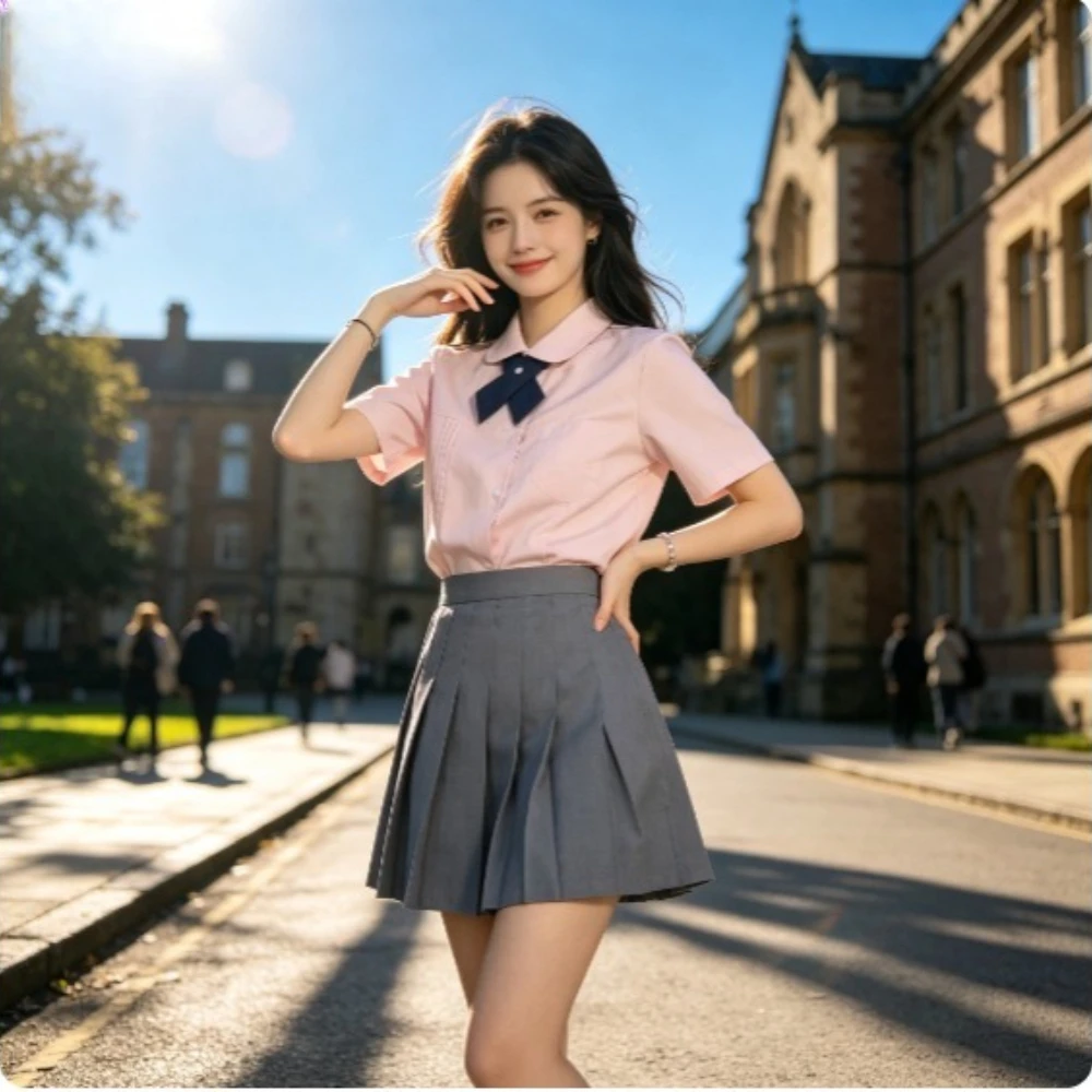 JK School Uniform Three-Piece Set, Genuine College Style Short Sleeve Shirt & Skirt, Women Outfit for Campus Wear & Cosplay
JK School Uniform Three-Piece Set, Genuine College Style Short Sleeve Shirt & Skirt, Women Outfit for Campus Wear & Cosplay