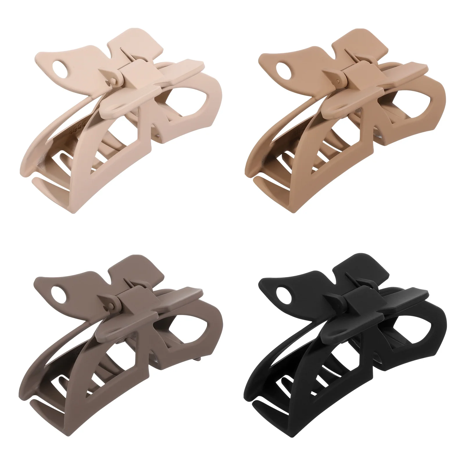 4 Pcs Clip Set Bow Claw Clips for Women Girls Plastic Barrettes Hair Accessories Stylish Hairpins Long Short Hair
4 Pcs Clip Set Bow Claw Clips for Women Girls Plastic Barrettes Hair Accessories Stylish Hairpins Long Short Hair