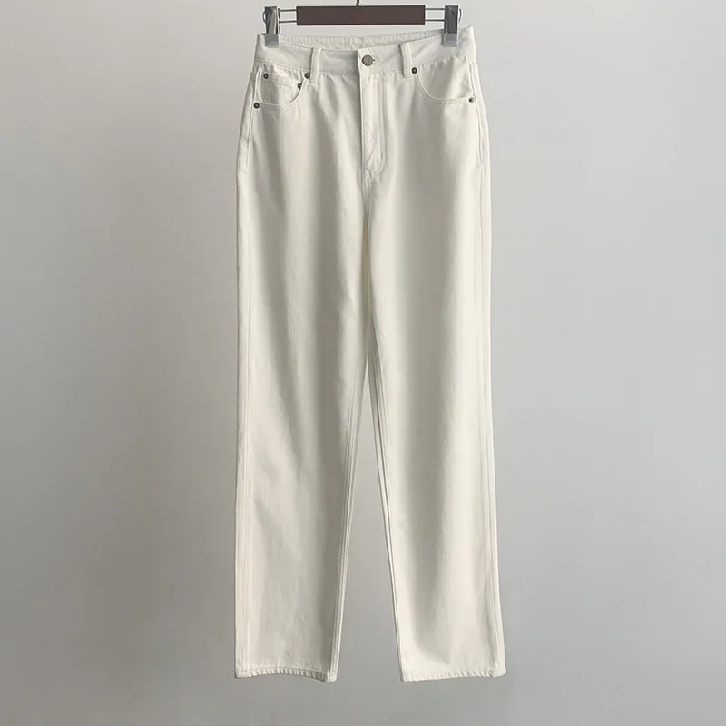 2025 Summer High-Waisted Straight-Leg Denim Pants For Women With Drapey Long Length And Floor-Length Hem
2025 Summer High-Waisted Straight-Leg Denim Pants For Women With Drapey Long Length And Floor-Length Hem