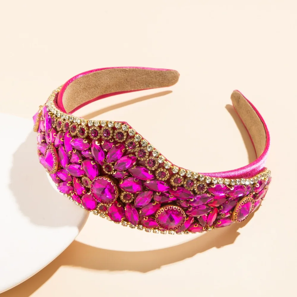 Fashion Colorful Rhinestone Headbands Full Diamond Super Flash Crown Hairband Women Party Headwear Hair Accessories
Fashion Colorful Rhinestone Headbands Full Diamond Super Flash Crown Hairband Women Party Headwear Hair Accessories