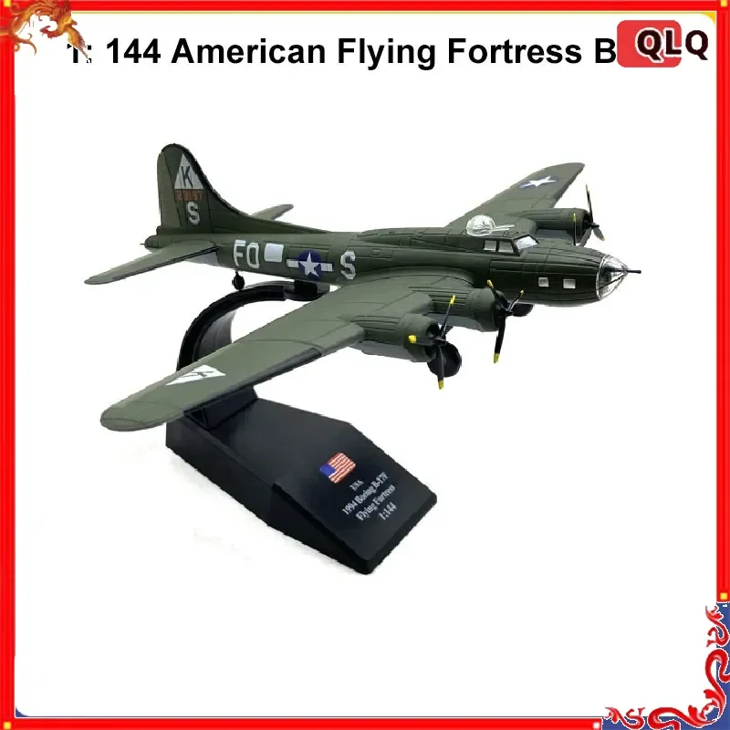 Масштаб 1:144, американская летающая крепость B-17, литая под давлением модель самолета из сплава-бомбардировщика, готовый продукт для коллекционеров
Масштаб 1:144, американская летающая крепость B-17, литая под давлением модель самолета из сплава-бомбардировщика, готовый продукт для коллекционеров