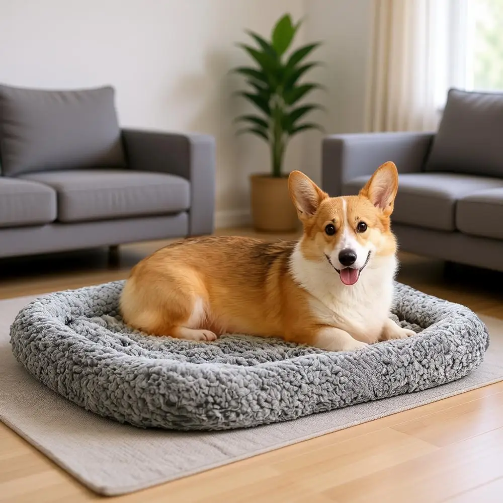 Self Warming Cat Bed Heating Pet Pad with Bolster Foam Washable Removable Cover Non Slip Thermal Sherpa Fabric Grey 23 Inch
Self Warming Cat Bed Heating Pet Pad with Bolster Foam Washable Removable Cover Non Slip Thermal Sherpa Fabric Grey 23 Inch