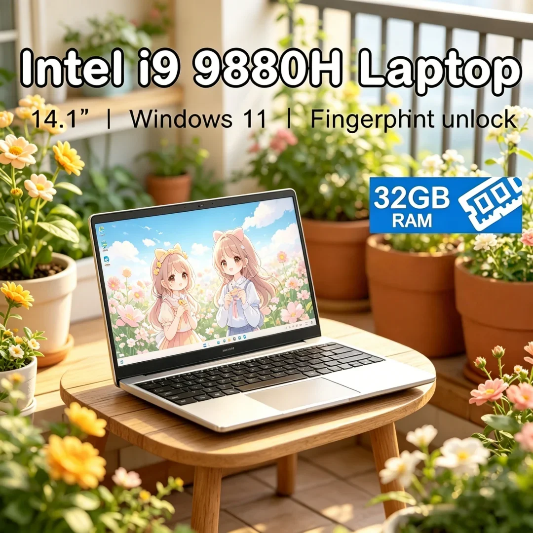 2026 Sagacious Portable 14.1" HD Laptop Intel Core I9-9880H 32GB RAM 2TB SSD Nebulous Ultra Slim Windows 11 Convenient
2026 Sagacious Portable 14.1" HD Laptop Intel Core I9-9880H 32GB RAM 2TB SSD Nebulous Ultra Slim Windows 11 Convenient