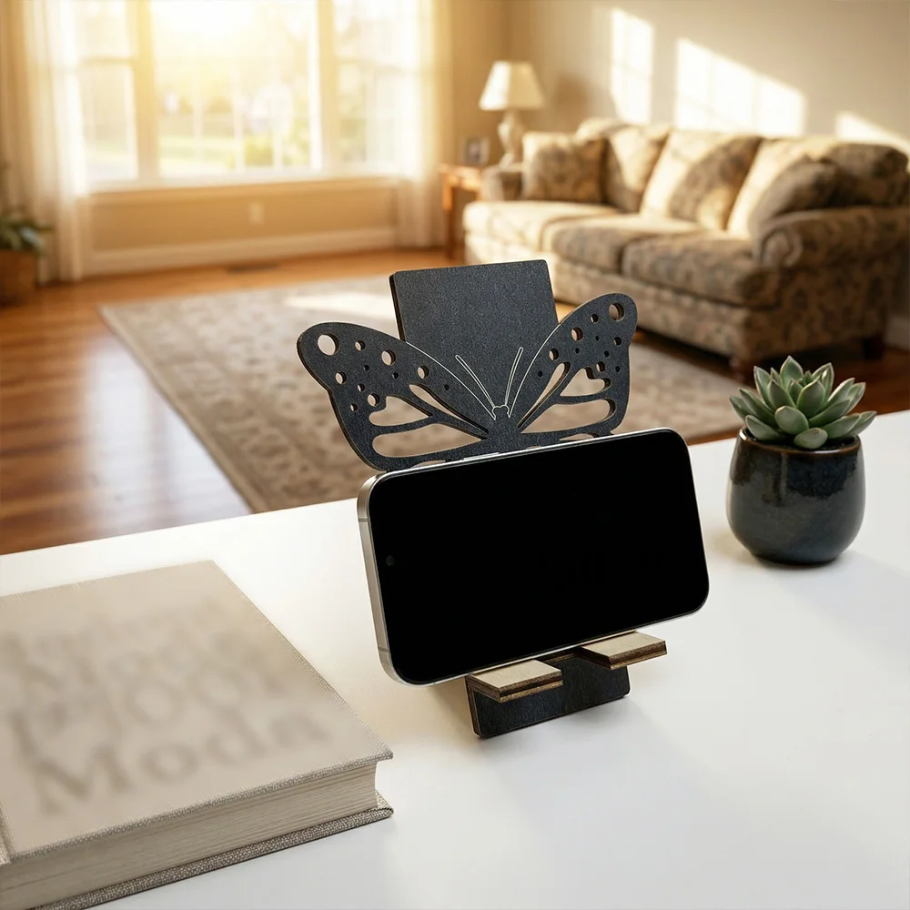 1Pc Hollow Butterfly Wooden Phone Stand Ins Style Vertical Holder Dorm Kitchen Recipe Desktop Decor Ornament 3 Colors Optional
1Pc Hollow Butterfly Wooden Phone Stand Ins Style Vertical Holder Dorm Kitchen Recipe Desktop Decor Ornament 3 Colors Optional