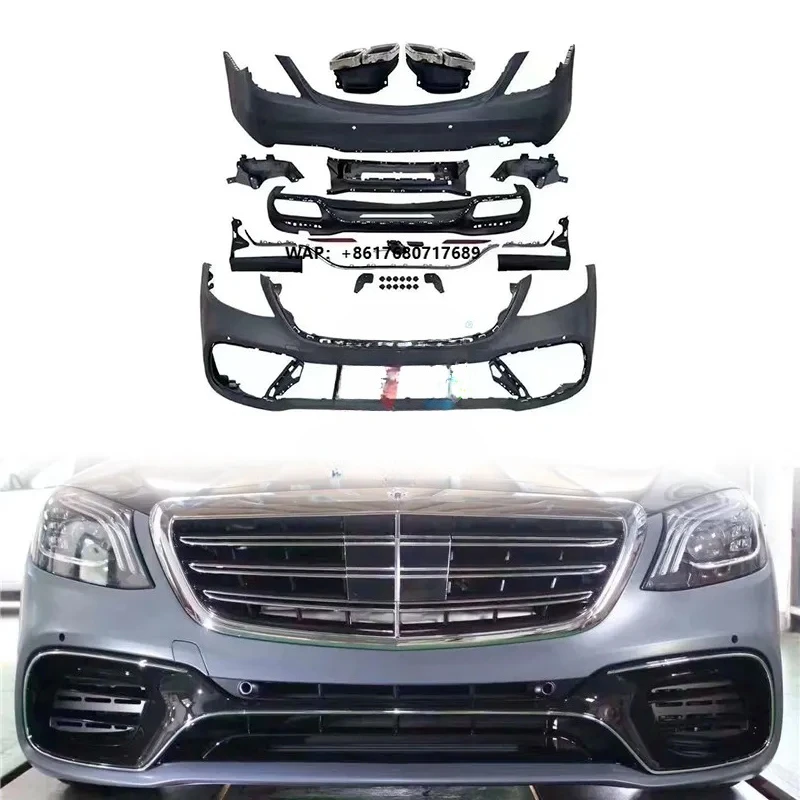 Bumper Body Kit Modern Exhaust Cut-Outs Bolt-On for S W222 2015 S550 S560
Bumper Body Kit Modern Exhaust Cut-Outs Bolt-On for S W222 2015 S550 S560