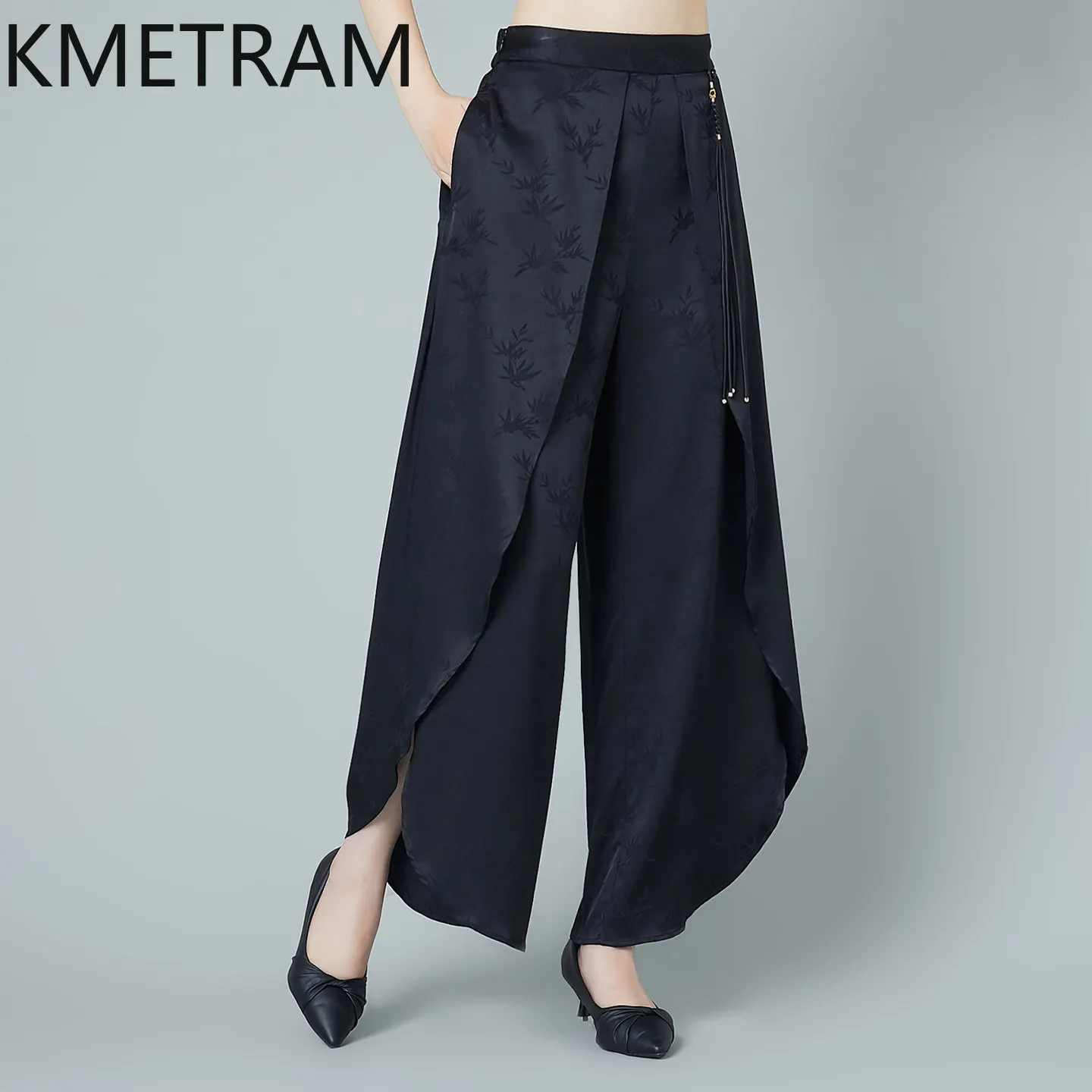 KMETRAM 90% Real Mulberry Silk Trousers Women 2026 Summer Fashionable Casual Wide Leg Pants Woman Clothing Pantalon Pour Femme
KMETRAM 90% Real Mulberry Silk Trousers Women 2026 Summer Fashionable Casual Wide Leg Pants Woman Clothing Pantalon Pour Femme