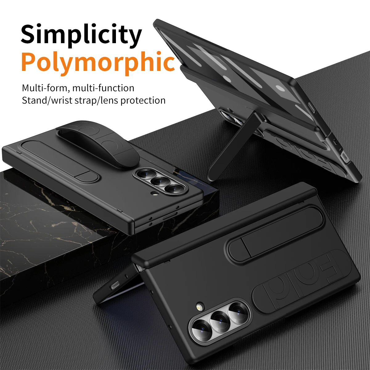 Wristband Holder Hinge Phone Case For Samsung Galaxy Z Fold 7 6 5 4 3 With Pen Slot & S Pen Screen Protector Film Protect Cover
Wristband Holder Hinge Phone Case For Samsung Galaxy Z Fold 7 6 5 4 3 With Pen Slot & S Pen Screen Protector Film Protect Cover