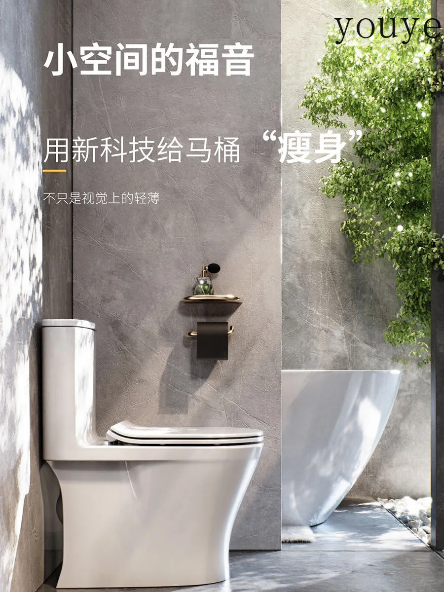 Chanson ceramic toilet small apartment jet siphon floor drainage one-piece water saving
Chanson ceramic toilet small apartment jet siphon floor drainage one-piece water saving