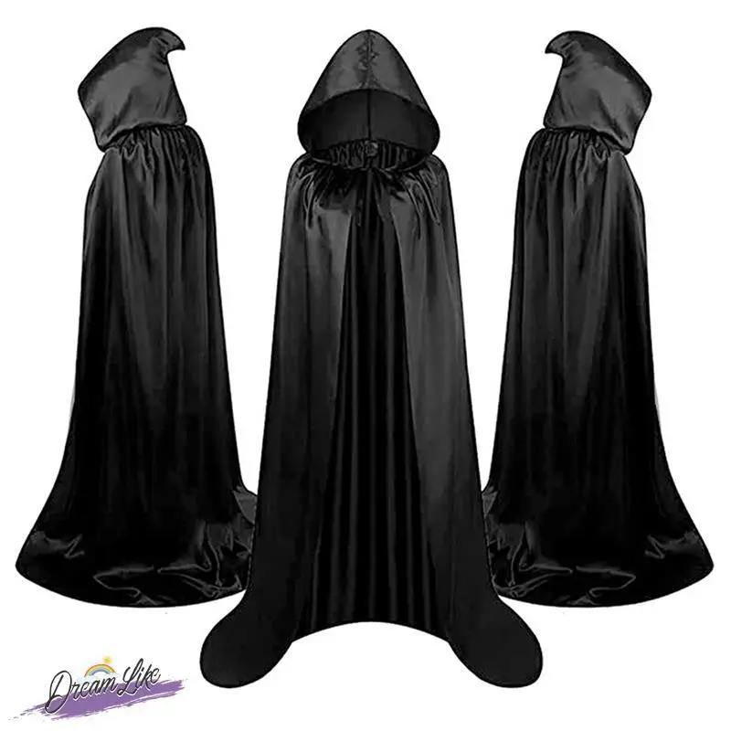 Halloween Costume Adult Death God Robe Cape with Hat Cape Wizard Robe Makeup Dance Performance Outfit Stage Costume
Halloween Costume Adult Death God Robe Cape with Hat Cape Wizard Robe Makeup Dance Performance Outfit Stage Costume