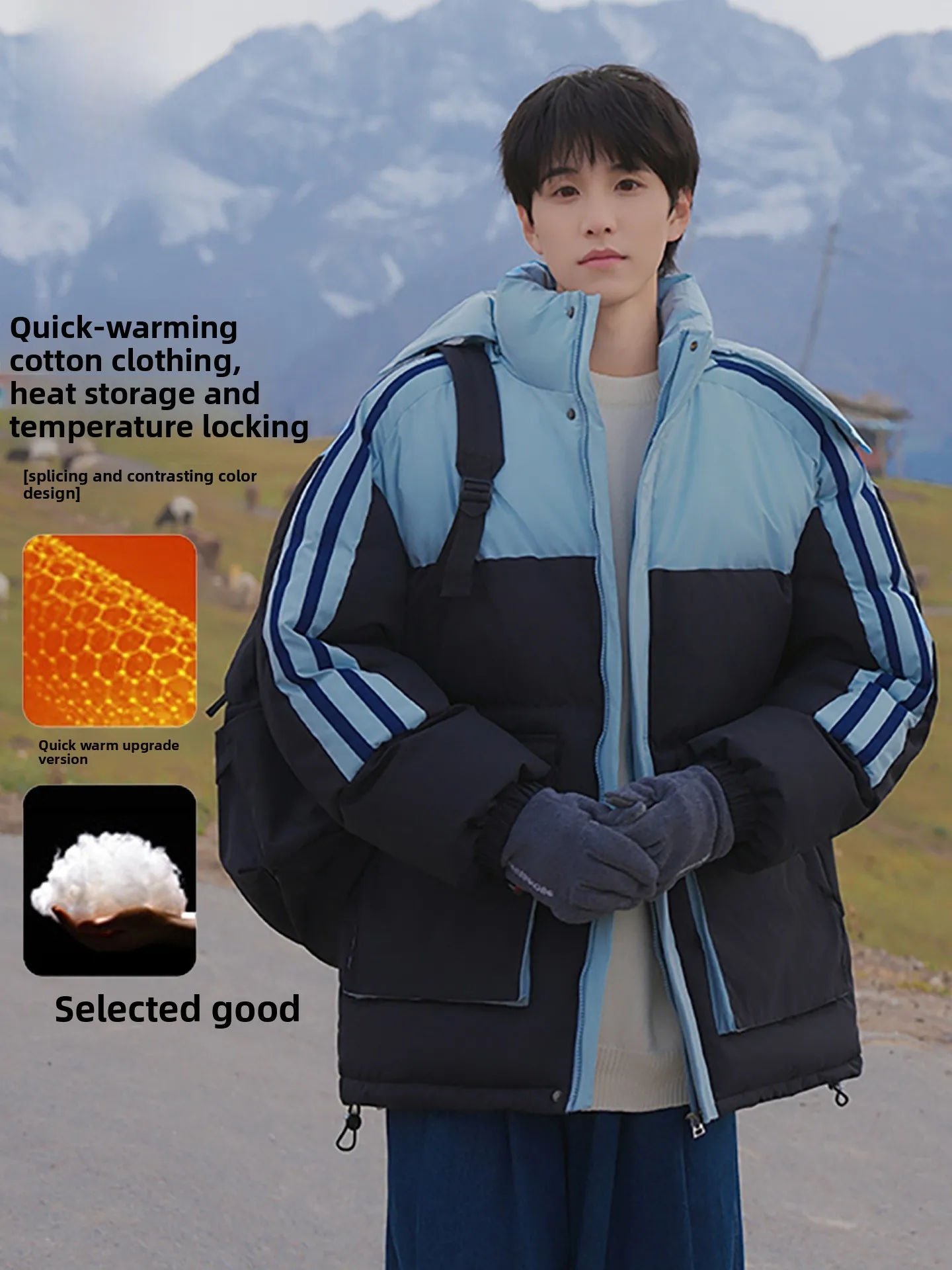 Зимняя утепленная хлопковая куртка TUCANO с капюшоном, мужская рабочая куртка в стиле колор-блок, свободного кроя, повседневная верхняя одежда из хлопка
Зимняя утепленная хлопковая куртка TUCANO с капюшоном, мужская рабочая куртка в стиле колор-блок, свободного кроя, повседневная верхняя одежда из хлопка