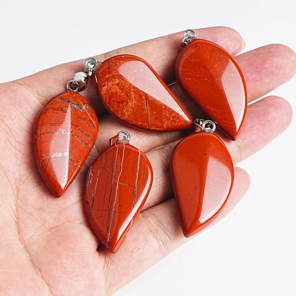 1Pcs Delicate 39x22x8MM Red River Jasper Leaf-Shaped Pendant Dainty Nature Jewelry for Women Wedding Bridesmaid Gift
1Pcs Delicate 39x22x8MM Red River Jasper Leaf-Shaped Pendant Dainty Nature Jewelry for Women Wedding Bridesmaid Gift