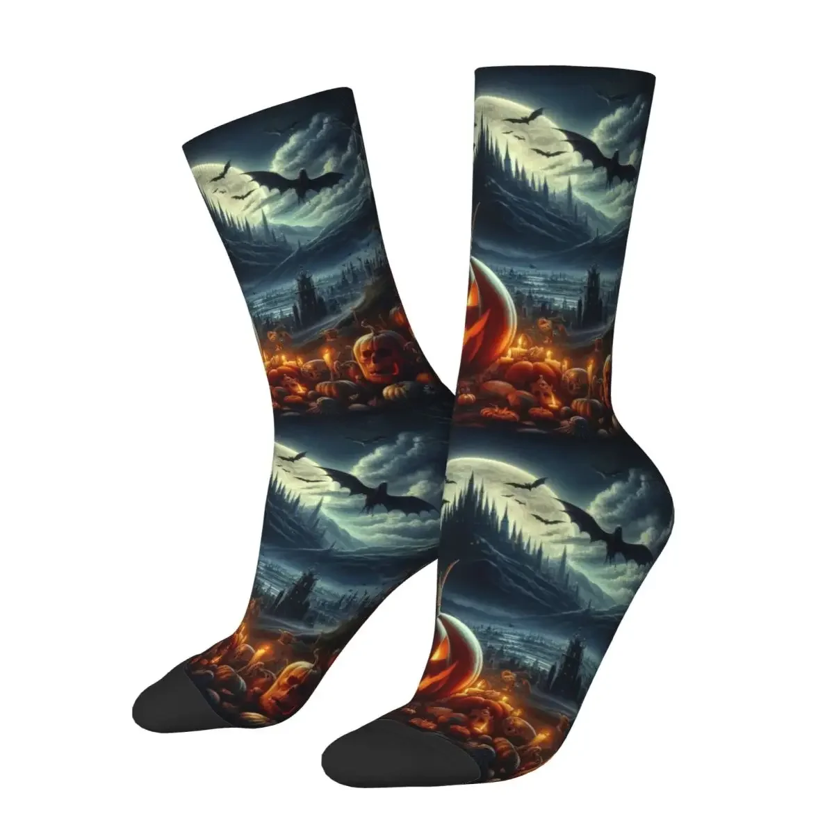 Pumpkin Lantern With Crown And Halloween Socks Harajuku Stockings All Season Long Socks Accessories for Man Woman Christmas Gift
Pumpkin Lantern With Crown And Halloween Socks Harajuku Stockings All Season Long Socks Accessories for Man Woman Christmas Gift