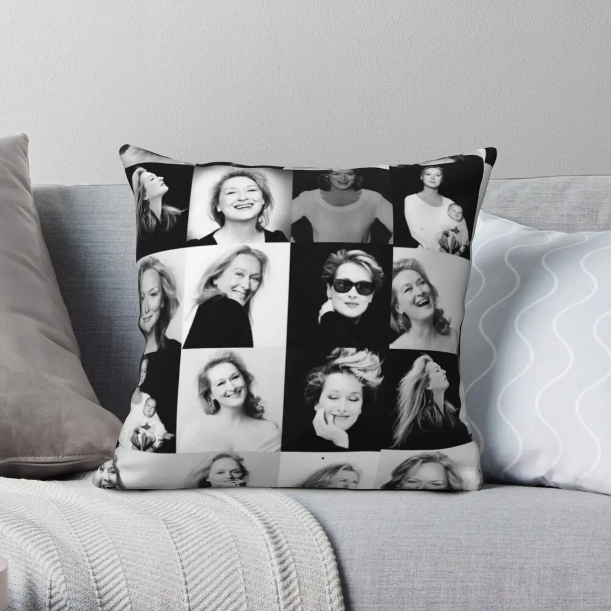 Meryl Streep Square Pillowcase Polyester Linen Velvet Printed Zip Decorative Sofa Cushion Case
Meryl Streep Square Pillowcase Polyester Linen Velvet Printed Zip Decorative Sofa Cushion Case