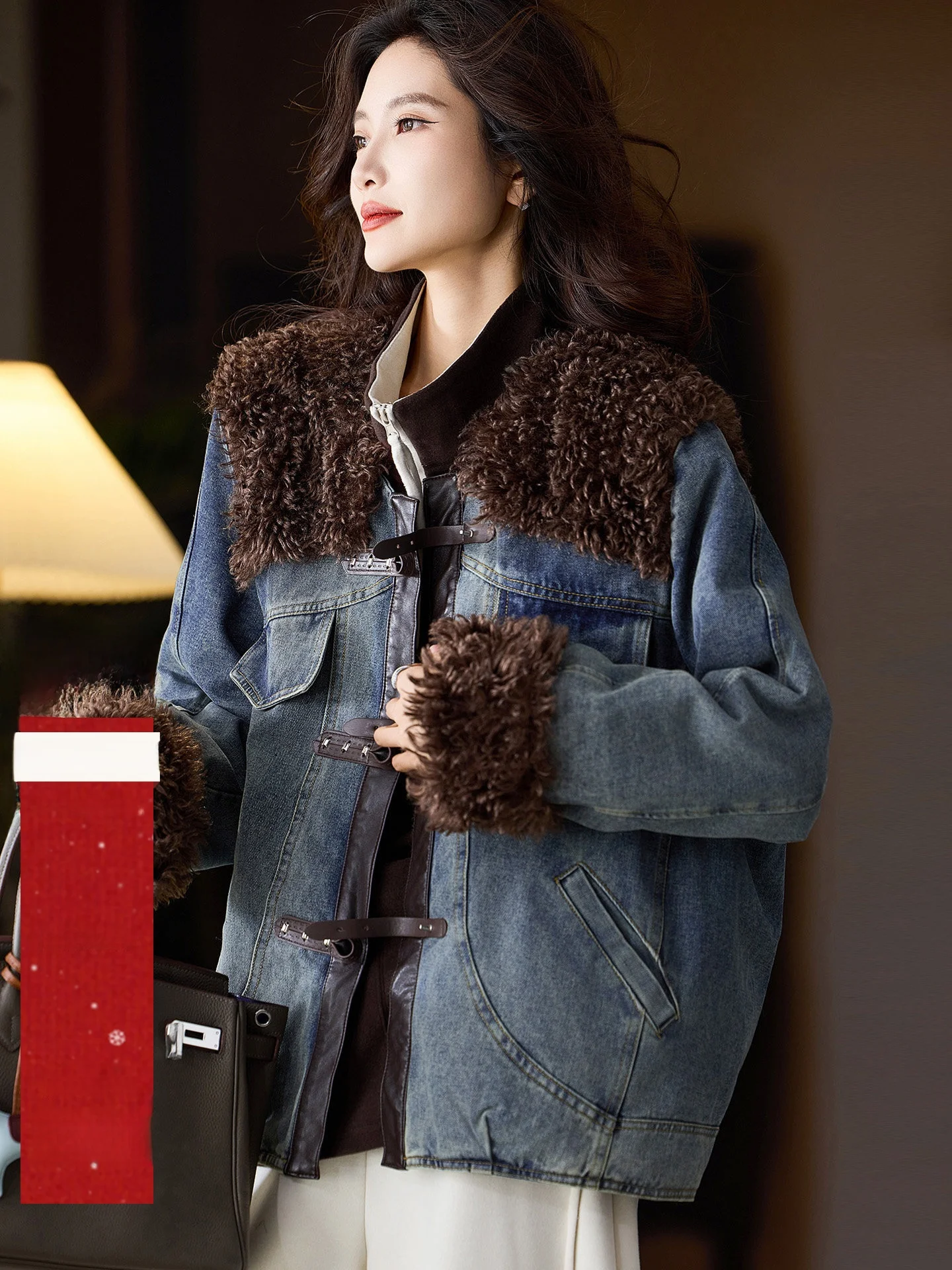 Женская зимняя куртка из денима и хлопка в стиле пэчворк, новинка, теплая, уличная, свободного кроя, длинная, на пуговицах
Женская зимняя куртка из денима и хлопка в стиле пэчворк, новинка, теплая, уличная, свободного кроя, длинная, на пуговицах