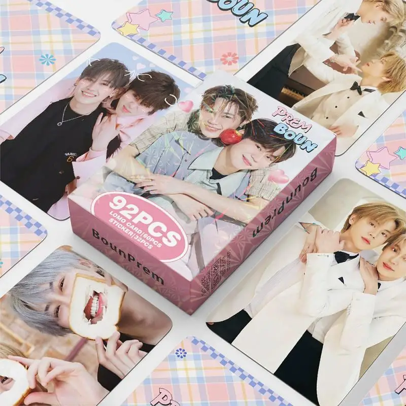 92Pcs Holographic Laser Photo Cards BounPrem, Boun & Prem Thai Celebrity Collectibles, Fans Decorative Stickers Gift Set
92Pcs Holographic Laser Photo Cards BounPrem, Boun & Prem Thai Celebrity Collectibles, Fans Decorative Stickers Gift Set