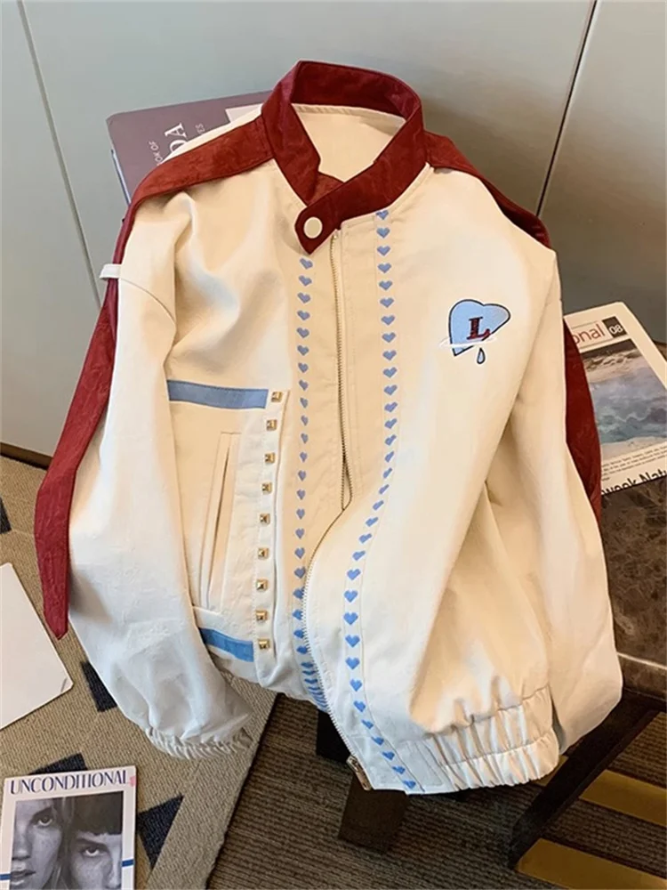 Мужская куртка-бомбер в стиле ретро для весны и осени, в стиле американской уличной моды, с яркими цветами, высококачественная, от Haome
Мужская куртка-бомбер в стиле ретро для весны и осени, в стиле американской уличной моды, с яркими цветами, высококачественная, от Haome