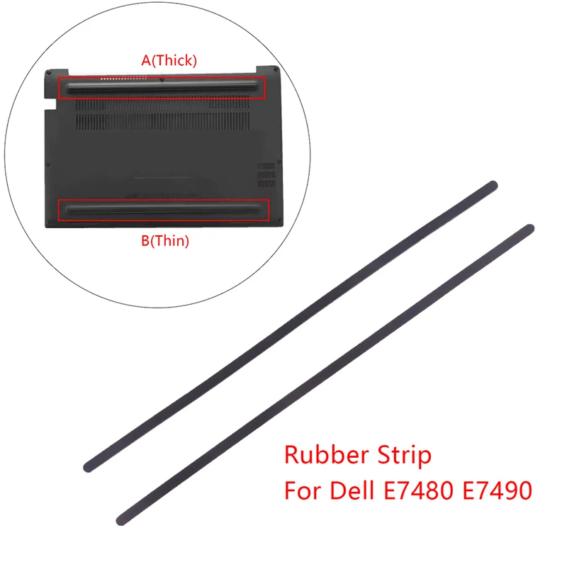 1Pc/2Pcs Rubber Strip Laptop Bottom Shell Cover Foot Pad For Dell E7480 E7490 Non-Slip Bumper Feet Strips
1Pc/2Pcs Rubber Strip Laptop Bottom Shell Cover Foot Pad For Dell E7480 E7490 Non-Slip Bumper Feet Strips