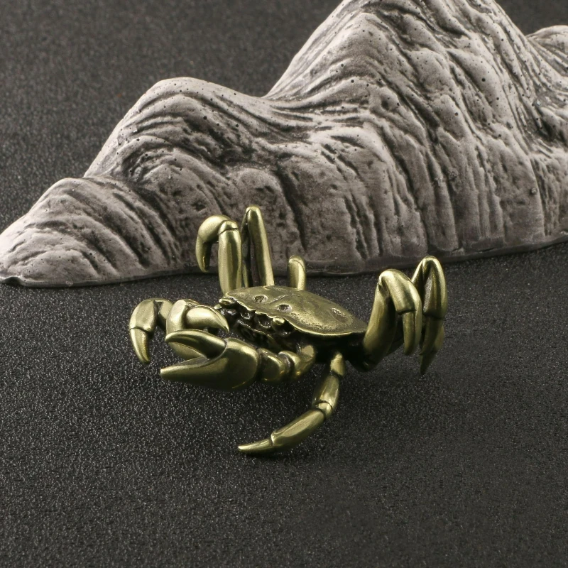 Little Fairy/ Vintage Solid Brass Crab Statue Tabletop Decoration Metal Animal Tea Pet Ornament Mini Home Garden Decoration Gift
Little Fairy/ Vintage Solid Brass Crab Statue Tabletop Decoration Metal Animal Tea Pet Ornament Mini Home Garden Decoration Gift