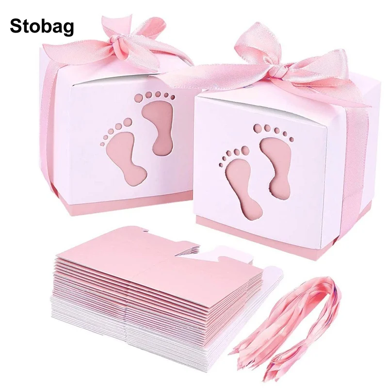 StoBag 50pcs Wholesale Hollow Baby Footprints Candy Gift Box Kraft Paper Kids Packaging for Sweet Snack Storage Party Favor
StoBag 50pcs Wholesale Hollow Baby Footprints Candy Gift Box Kraft Paper Kids Packaging for Sweet Snack Storage Party Favor