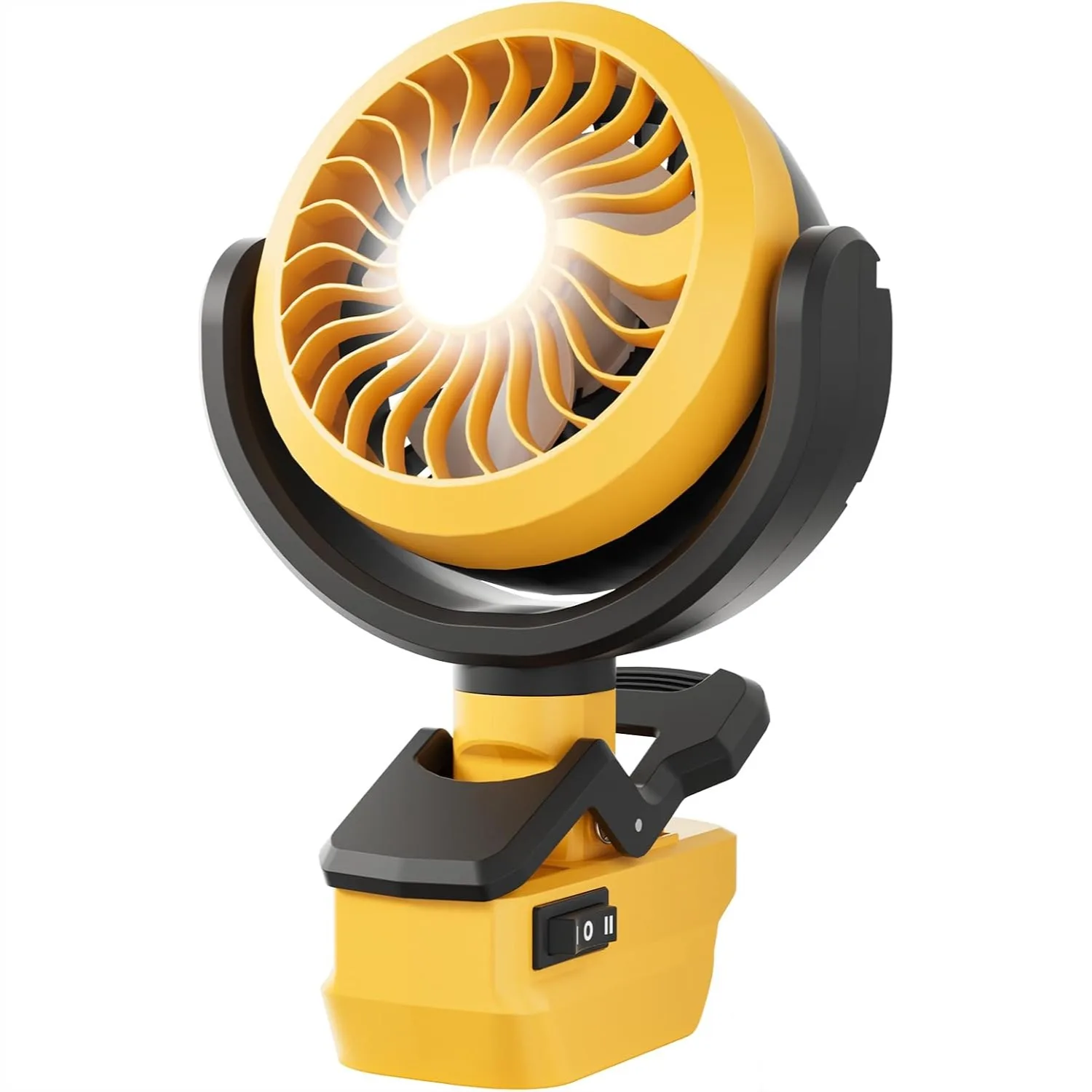 Cordless Portable Clip Fan With LED Light And 210 Degree Adjustable For Camping Fishing Outdoor Use No Battery Yellow
Cordless Portable Clip Fan With LED Light And 210 Degree Adjustable For Camping Fishing Outdoor Use No Battery Yellow