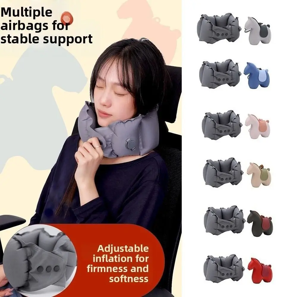 Neck Protection Inflatable Neck Pillow Super Light Creative U-shaped Travel Pillow Save Space Pressed Inflation
Neck Protection Inflatable Neck Pillow Super Light Creative U-shaped Travel Pillow Save Space Pressed Inflation
