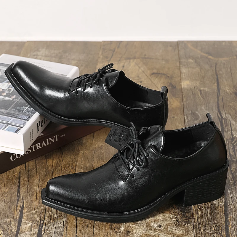 Daily Work & Party Derby Shoes for Men – British Style, Brown Leather, Block Heel – Formal Casual Fashion Shoes
Daily Work & Party Derby Shoes for Men – British Style, Brown Leather, Block Heel – Formal Casual Fashion Shoes