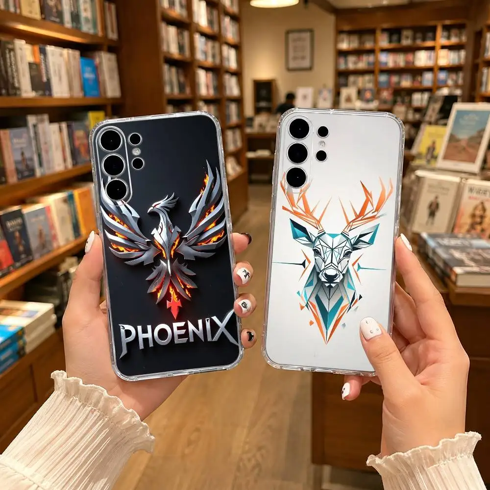 Animal logo Transparent phone Case For Samsung S25,24,21,22,21,20,10,S9Ultra,Plus,Fe,Lite
Animal logo Transparent phone Case For Samsung S25,24,21,22,21,20,10,S9Ultra,Plus,Fe,Lite