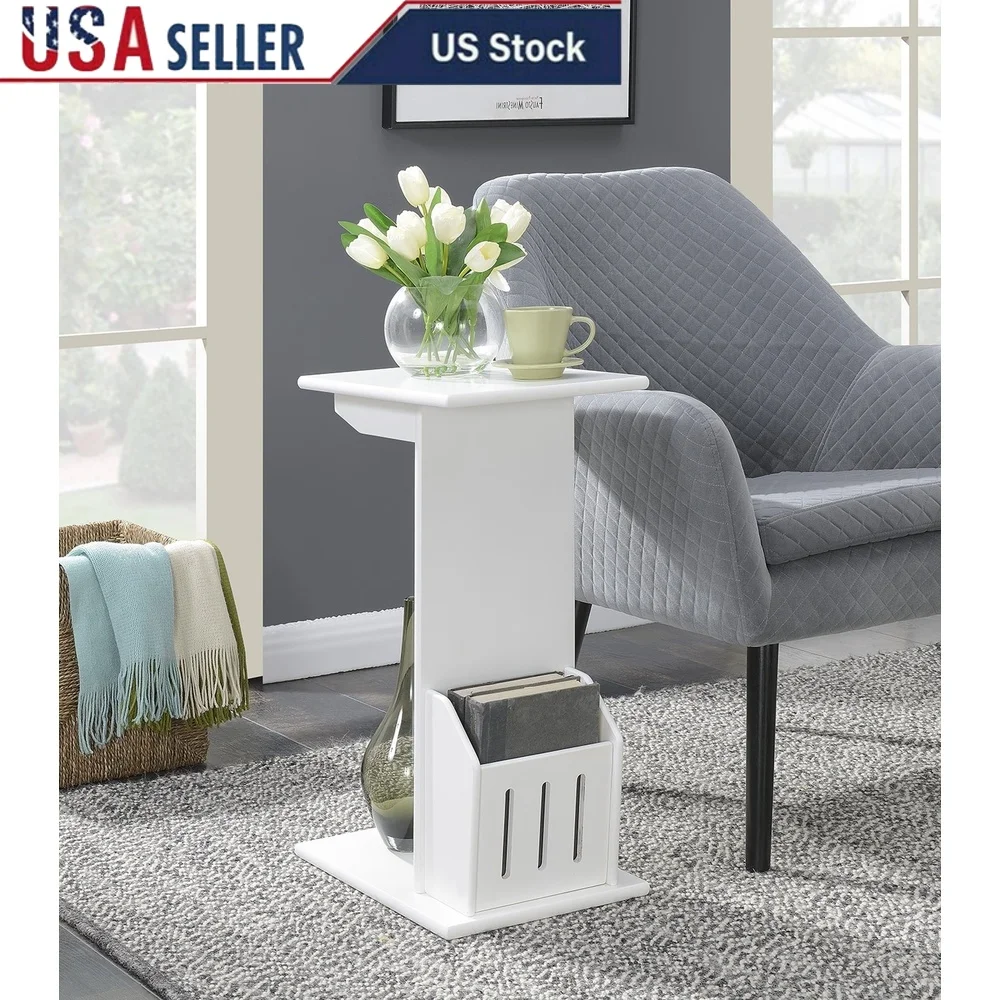 C Shaped End Table with Storage Convenient Magazine Holder Easy Assembly Small Space Friendly Living Room Furniture
C Shaped End Table with Storage Convenient Magazine Holder Easy Assembly Small Space Friendly Living Room Furniture