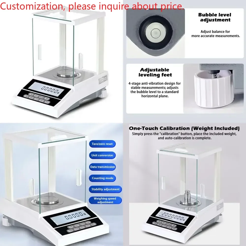 Ultra-precision Digital Electronic Balance 0.0001g Lab Professional High Sensitivity Weighing Instrument
Ultra-precision Digital Electronic Balance 0.0001g Lab Professional High Sensitivity Weighing Instrument