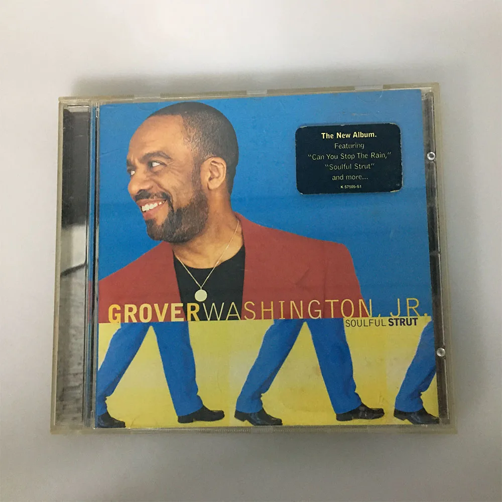 CD This Is The Later Studio Album 'Soulful Strut' By American Legendary Saxophone Master Grover Washington, Jr.Released in 1996
CD This Is The Later Studio Album 'Soulful Strut' By American Legendary Saxophone Master Grover Washington, Jr.Released in 1996
