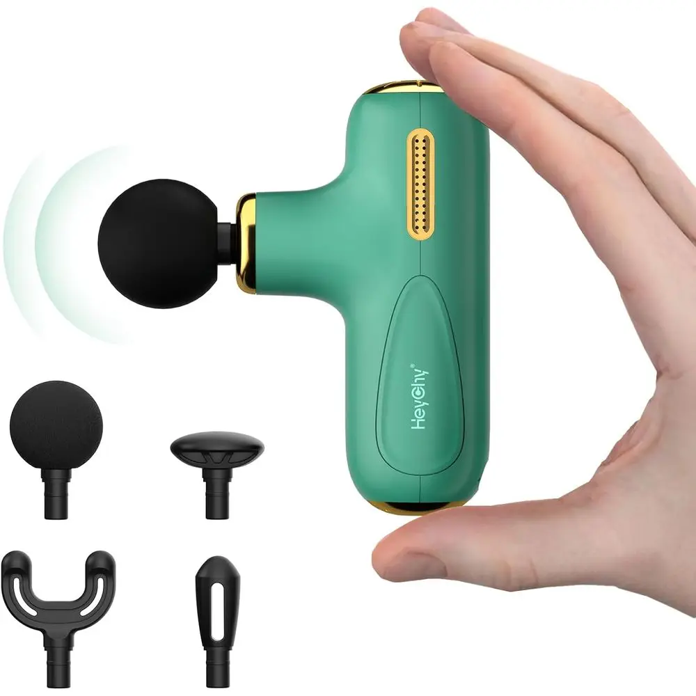 Compact Deep Tissue Massager, 4-Speed Handheld Muscle Relaxer for Travel, Back Pain Relief, Ideal for Home, Gym, and Office, Gre
Compact Deep Tissue Massager, 4-Speed Handheld Muscle Relaxer for Travel, Back Pain Relief, Ideal for Home, Gym, and Office, Gre