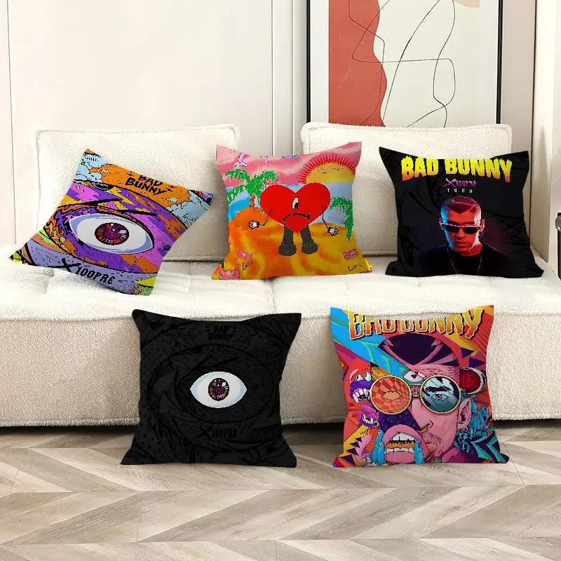 Singer Bad Bunny Pillow Gift Home Office Decoration Pillow Bedroom Sofa Car Cushion CoverPillow Case
Singer Bad Bunny Pillow Gift Home Office Decoration Pillow Bedroom Sofa Car Cushion CoverPillow Case