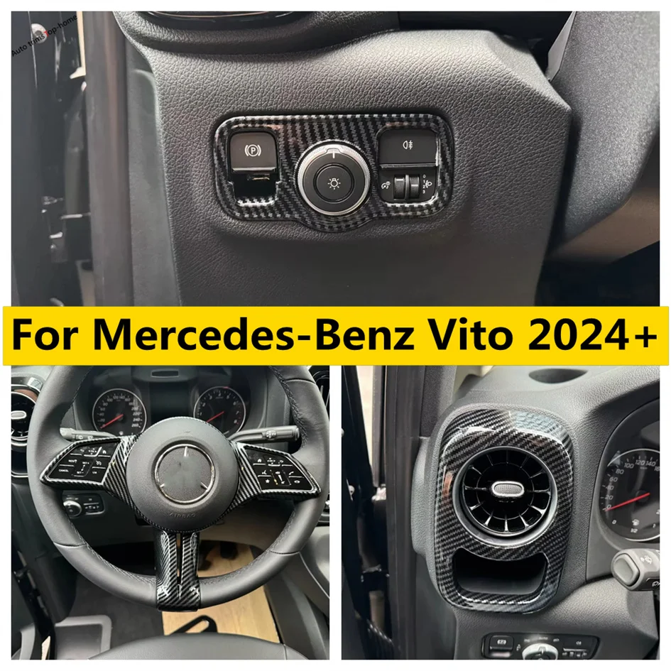 Car Head Light Lamp Switch Button Steering Wheel Air AC Vent Decoration Frame Cover Trim Fit For Mercedes-Benz Vito 2024 2025
Car Head Light Lamp Switch Button Steering Wheel Air AC Vent Decoration Frame Cover Trim Fit For Mercedes-Benz Vito 2024 2025