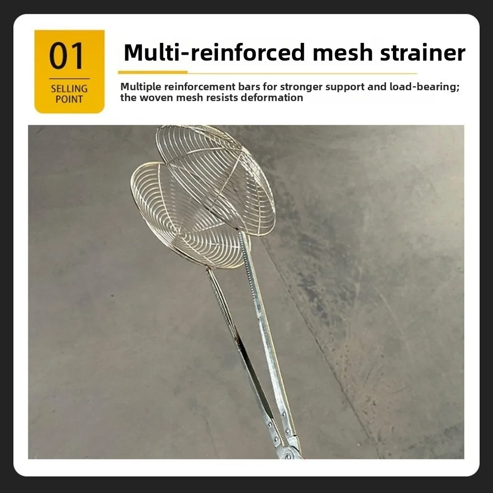 17Cm Net Cover Fishing Gripper Mesh Strainer Long Handle Aquatic Catching Tool Comfortable Grip Rust-proof Fishing Net Tong
17Cm Net Cover Fishing Gripper Mesh Strainer Long Handle Aquatic Catching Tool Comfortable Grip Rust-proof Fishing Net Tong